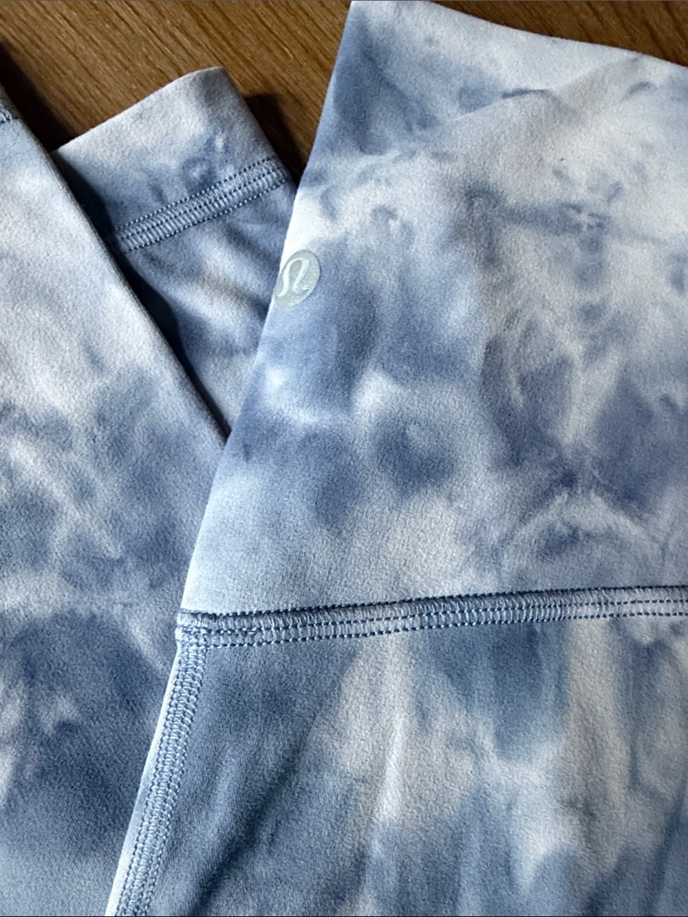 lululemon athletica Blue Tie-Dye Leggings